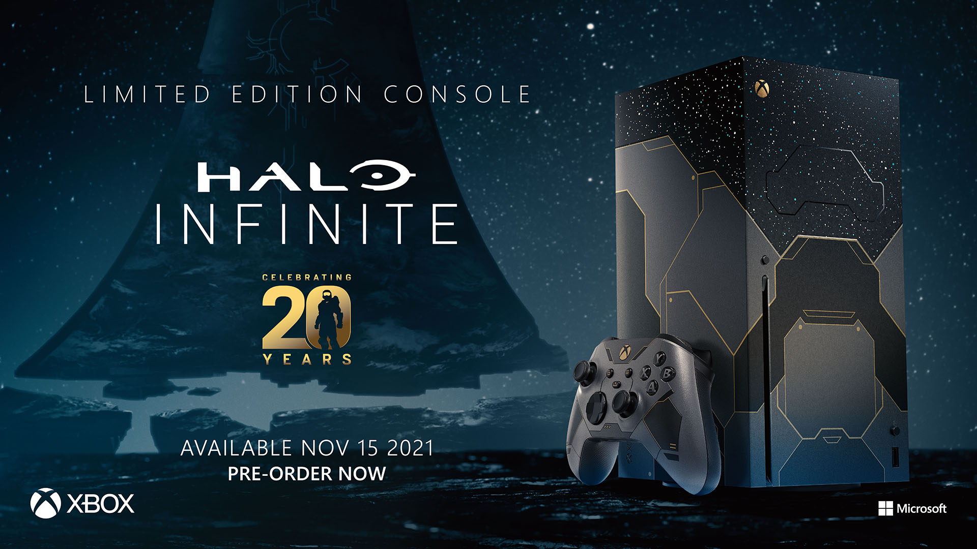 Limited edition Halo Infinite Xbox Series X console and controller for pre-order 