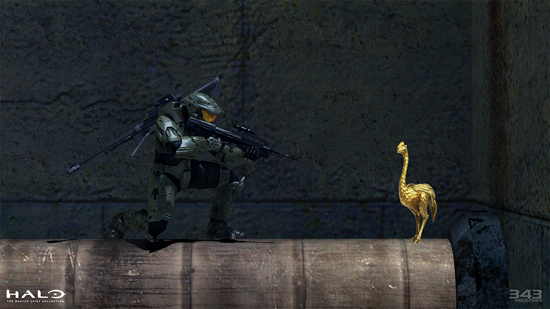 Leave no stone unturned in your weekly searches through Halo 3 for the Golden Moas.