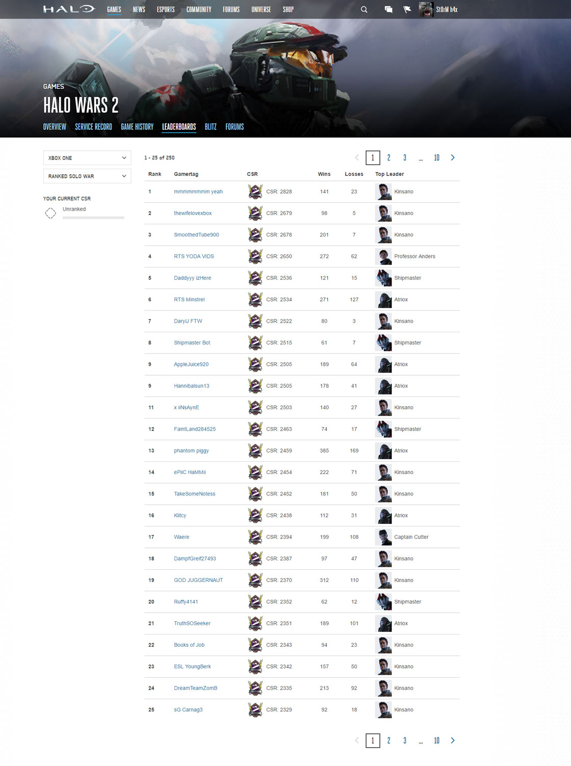 halo wars 2 leaders