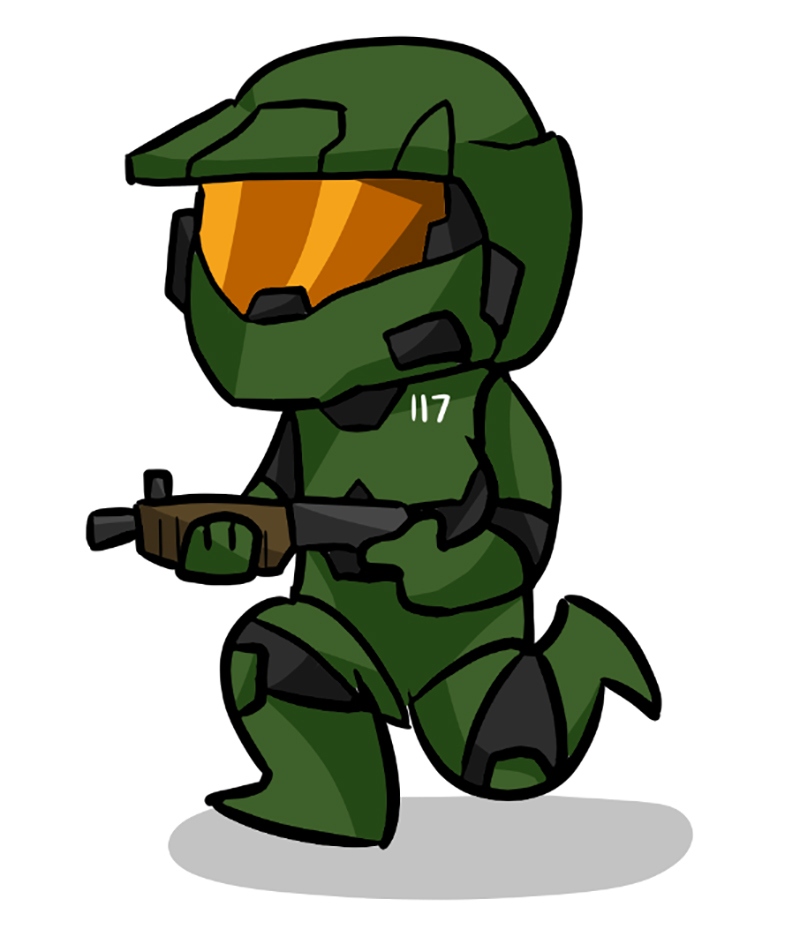 halo elite chibi