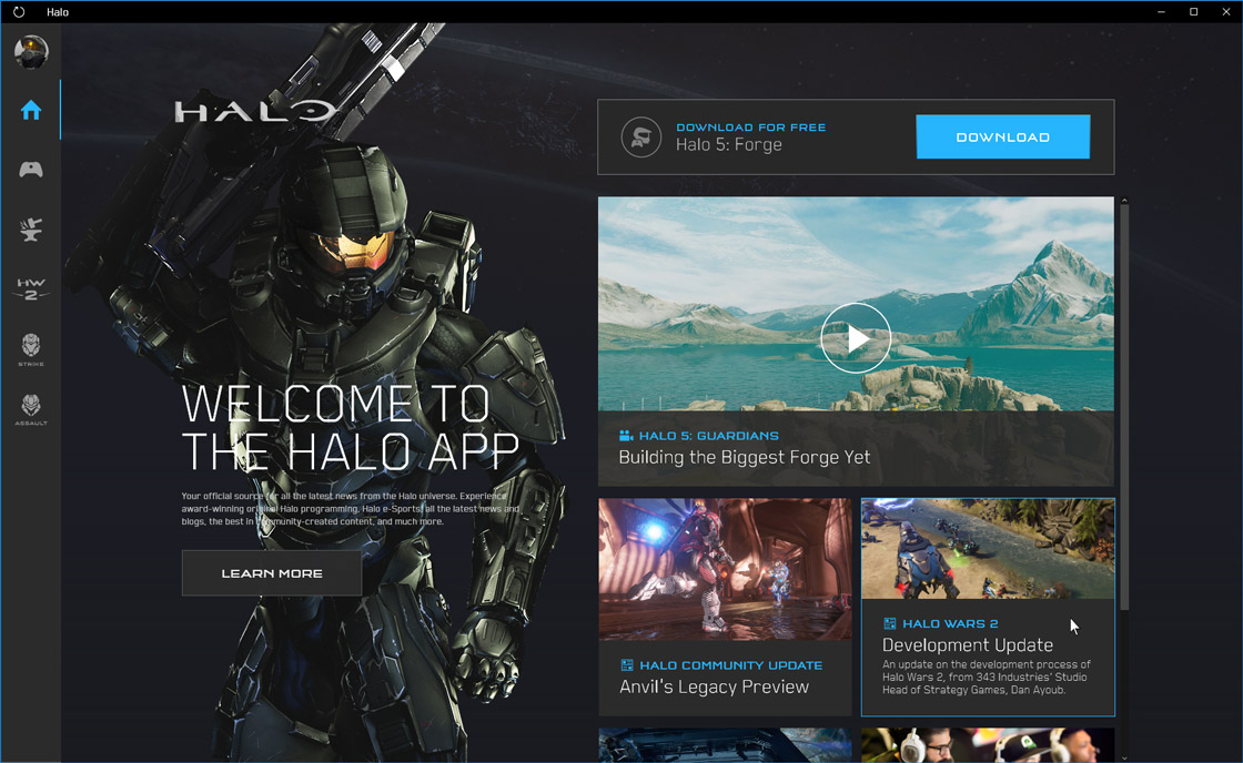 Halo app