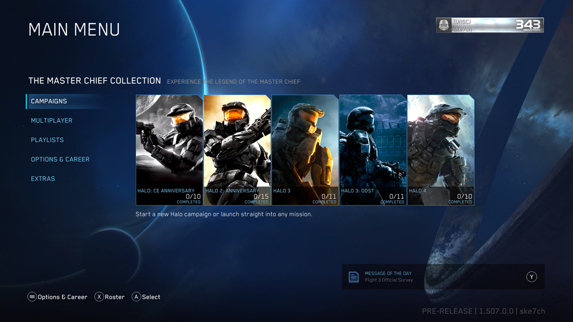 master chief collection all games